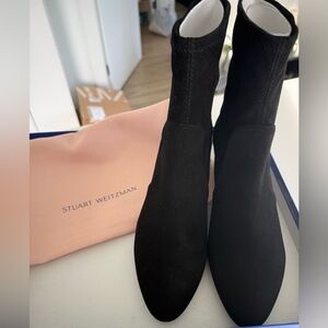 NWT Stuart Weitzman Yuliana 60MM Suede Ankle Boots
